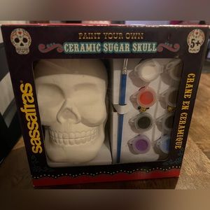 Sassafras Ceramic Sugar Skull